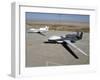 Two Global Hawks Parked on a Ramp-Stocktrek Images-Framed Photographic Print