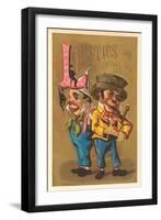 Two Gnarly Guys-null-Framed Art Print