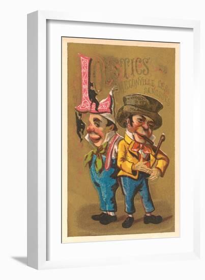 Two Gnarly Guys-null-Framed Art Print