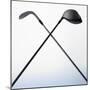 Two Golf Clubs-null-Mounted Photographic Print