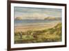 Two Golfers Tee Off at Portmarnock, One of Ireland's Finest Links Courses-null-Framed Photographic Print