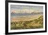 Two Golfers Tee Off at Portmarnock, One of Ireland's Finest Links Courses-null-Framed Photographic Print