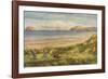 Two Golfers Tee Off at Portmarnock, One of Ireland's Finest Links Courses-null-Framed Photographic Print