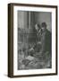 Two Great Experts in Science Confer-null-Framed Giclee Print