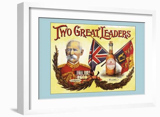 Two Great Leaders- Lord Roberts and Wilson's-Arthur Smith-Framed Art Print