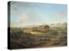 Two Great Temples of Paestum, Basilica on Left and Temple of Neptune or Poseidon on Right-John S. Smith-Stretched Canvas