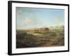 Two Great Temples of Paestum, Basilica on Left and Temple of Neptune or Poseidon on Right-John S. Smith-Framed Giclee Print