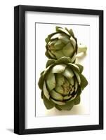 Two Green Artichokes-Alain Caste-Framed Photographic Print