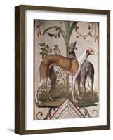 Two Greyhounds-Pietro Rotati-Framed Giclee Print