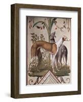 Two Greyhounds-Pietro Rotati-Framed Giclee Print