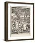 Two Groups of Peasants Following the Pilgrimage of Epilepsy, C.1642-Pieter Bruegel the Elder-Framed Giclee Print