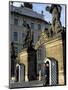 Two Guards in Front of the Gate to Prague Castle, Hradcany, Czech Republic-Richard Nebesky-Mounted Photographic Print