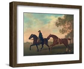 Two Hacks, 1789-George Stubbs-Framed Giclee Print