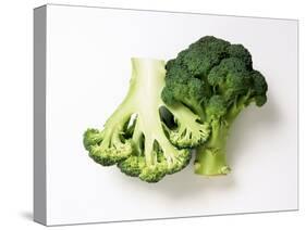 Two Half Broccoli Florets-Janne Peters-Stretched Canvas