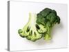 Two Half Broccoli Florets-Janne Peters-Stretched Canvas