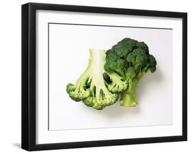 Two Half Broccoli Florets-Janne Peters-Framed Photographic Print