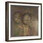 Two Haloed Mourners, Ca 1390-Aretino Spinello-Framed Giclee Print