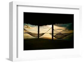 Two Hammocks at Sunset - Florida-Philippe Hugonnard-Framed Photographic Print