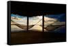Two Hammocks at Sunset - Florida-Philippe Hugonnard-Framed Stretched Canvas