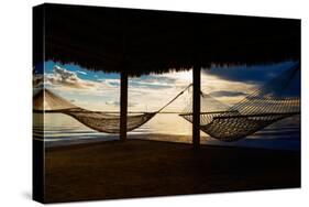 Two Hammocks at Sunset - Florida-Philippe Hugonnard-Stretched Canvas