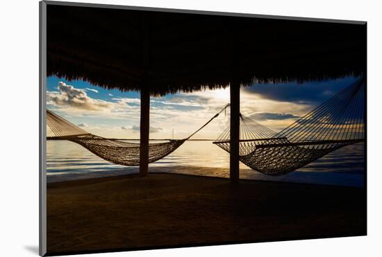 Two Hammocks at Sunset - Florida-Philippe Hugonnard-Mounted Photographic Print