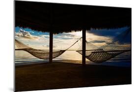 Two Hammocks at Sunset - Florida-Philippe Hugonnard-Mounted Photographic Print