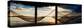 Two Hammocks at Sunset - Florida-Philippe Hugonnard-Stretched Canvas