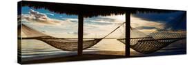 Two Hammocks at Sunset - Florida-Philippe Hugonnard-Stretched Canvas