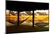 Two Hammocks at Sunset - View of Gulf of Mexico - Florida - USA-Philippe Hugonnard-Mounted Photographic Print