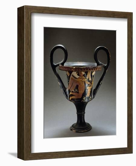 Two-Handled Red-Figure Ceramic Cup-null-Framed Giclee Print