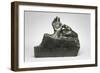 Two Hands, Modeled before 1909, Cast by Alexis Rudier (1874-1952), 1925 (Bronze)-Auguste Rodin-Framed Giclee Print