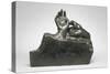 Two Hands, Modeled before 1909, Cast by Alexis Rudier (1874-1952), 1925 (Bronze)-Auguste Rodin-Stretched Canvas