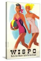 Two Happy Bathing Beauties-null-Stretched Canvas