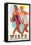 Two Happy Bathing Beauties-null-Framed Stretched Canvas