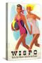 Two Happy Bathing Beauties-null-Stretched Canvas