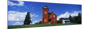 Two Harbors Lighthouse on Lake Superior's Agate Bay, Burlington Bay, Minnesota, USA-null-Mounted Photographic Print