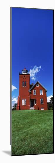 Two Harbors Lighthouse on Lake Superior's Agate Bay, Burlington Bay, Minnesota, USA-null-Mounted Photographic Print