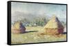 Two Haystacks-Claude Monet-Framed Stretched Canvas