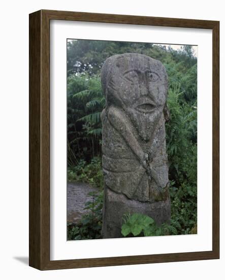 Two-headed Celtic 'Janus' figure, 5th century. Artist: Unknown-Unknown-Framed Giclee Print