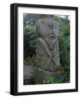 Two-headed Celtic 'Janus' figure, 5th century. Artist: Unknown-Unknown-Framed Giclee Print
