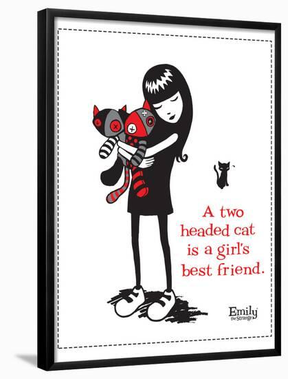 Two Headed Friend-Emily the Strange-Framed Poster