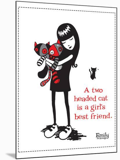 Two Headed Friend-Emily the Strange-Mounted Poster