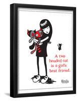 Two Headed Friend-Emily the Strange-Framed Poster