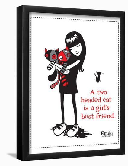 Two Headed Friend-Emily the Strange-Framed Poster