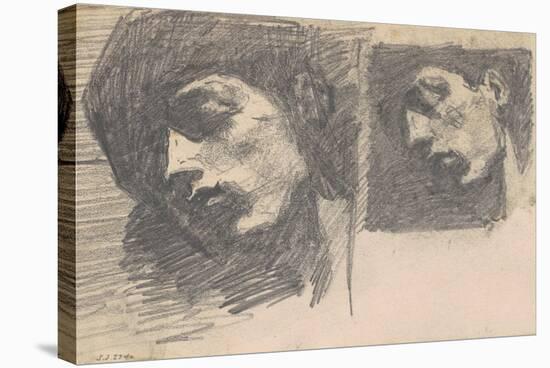 Two Heads, 1875-80-John Singer Sargent-Stretched Canvas