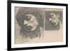 Two Heads, 1875-80-John Singer Sargent-Framed Giclee Print