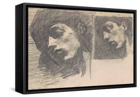 Two Heads, 1875-80-John Singer Sargent-Framed Stretched Canvas