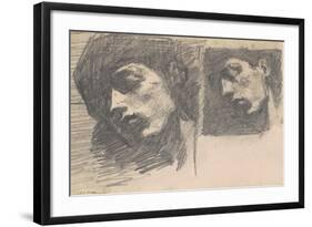 Two Heads, 1875-80-John Singer Sargent-Framed Giclee Print