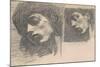 Two Heads, 1875-80-John Singer Sargent-Mounted Giclee Print