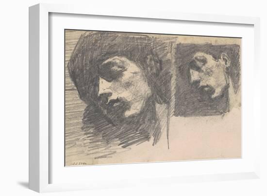 Two Heads, 1875-80-John Singer Sargent-Framed Giclee Print